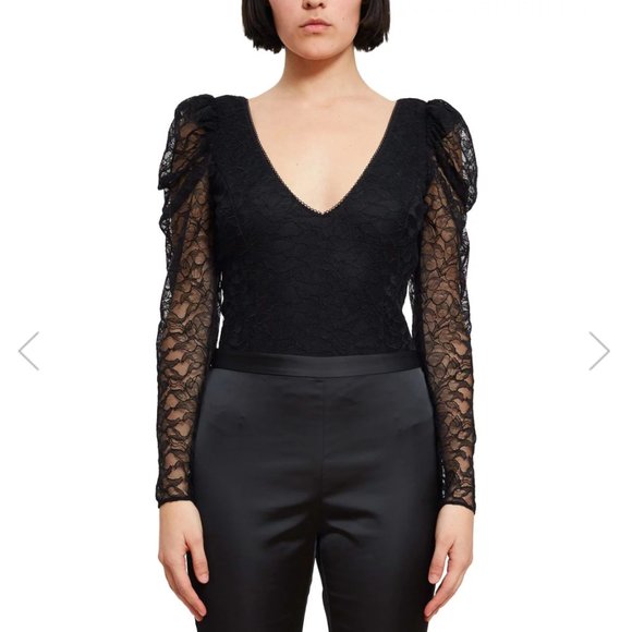 Opening Ceremony Callipygian Black Lace Bodysuit - Picture 2 of 8